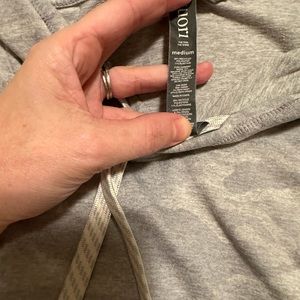 Light, gray camo Vuori jogger and hoodie set